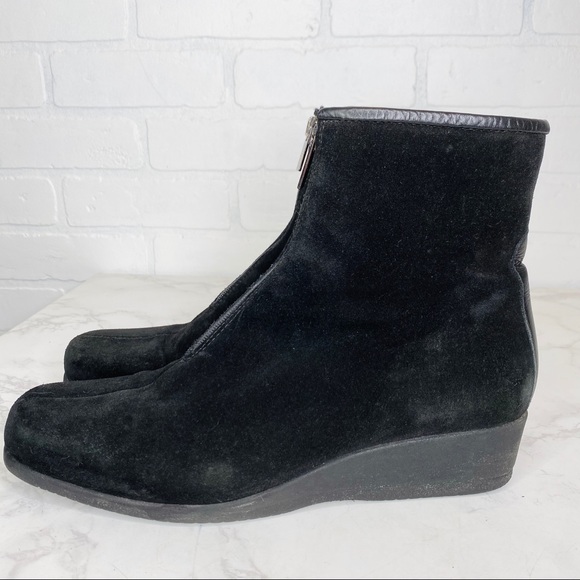 La Canadienne Sharlina Suede Front Zip 